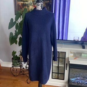 Knit mockneck dress